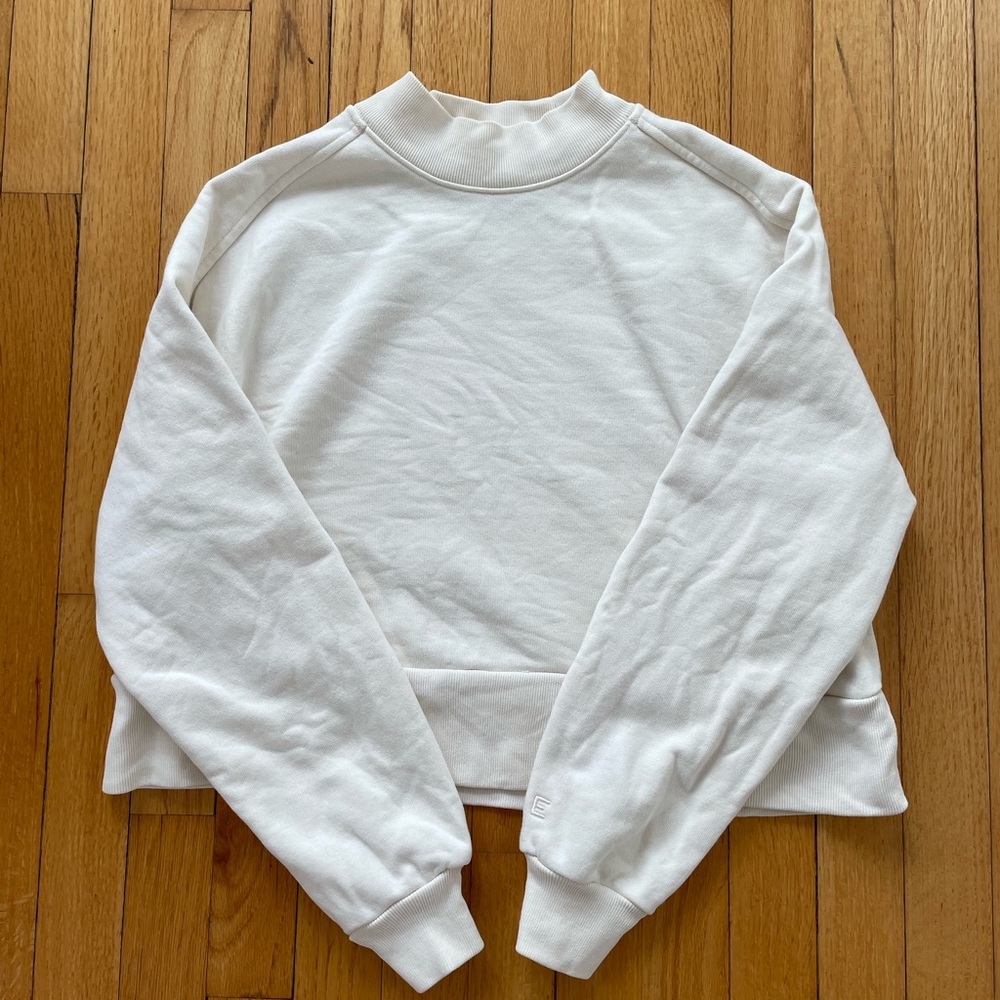 Everlane The Track Cropped Sweatshirt, XS